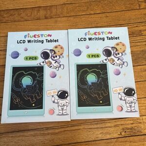 2 Tablets! LCD Writing Tablet for Kids 10 Inch,‎ Toys for Girls Boys Drawing Pad